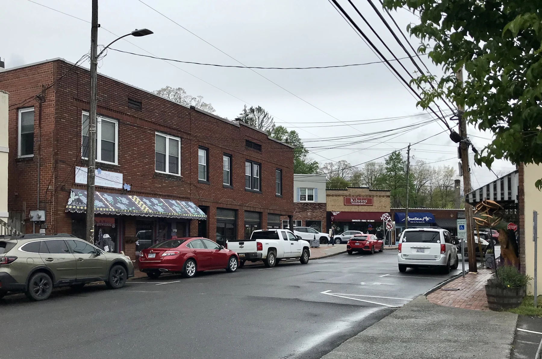 Downtown Black Mountain on Cherry Street
