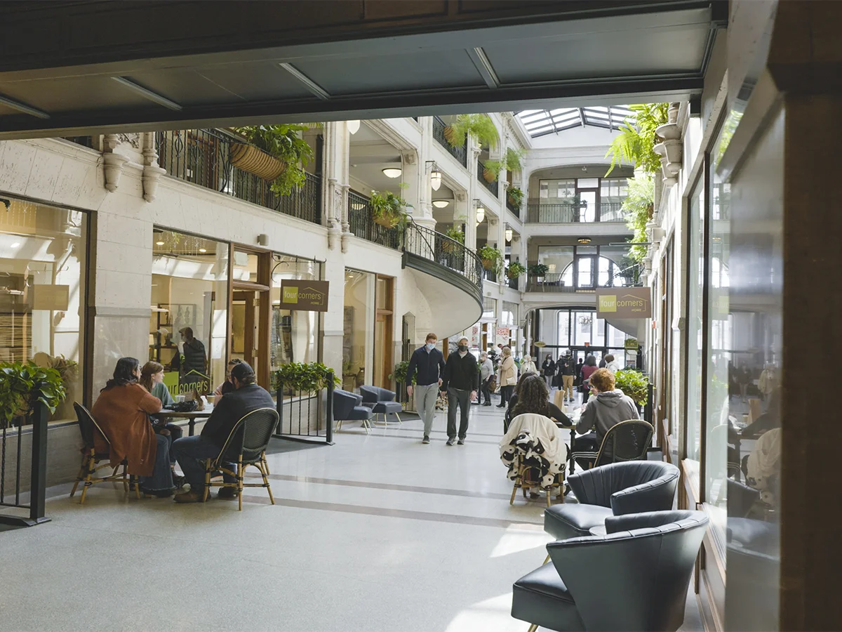 Inside Grove Arcade